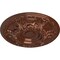 Ekena Millwork Granada Ceiling Medallion (Fits Canopies up to 7 1/8"), 23 1/2"OD x 2 3/4"P, Copper Penny CM24GACPS - alternate 3